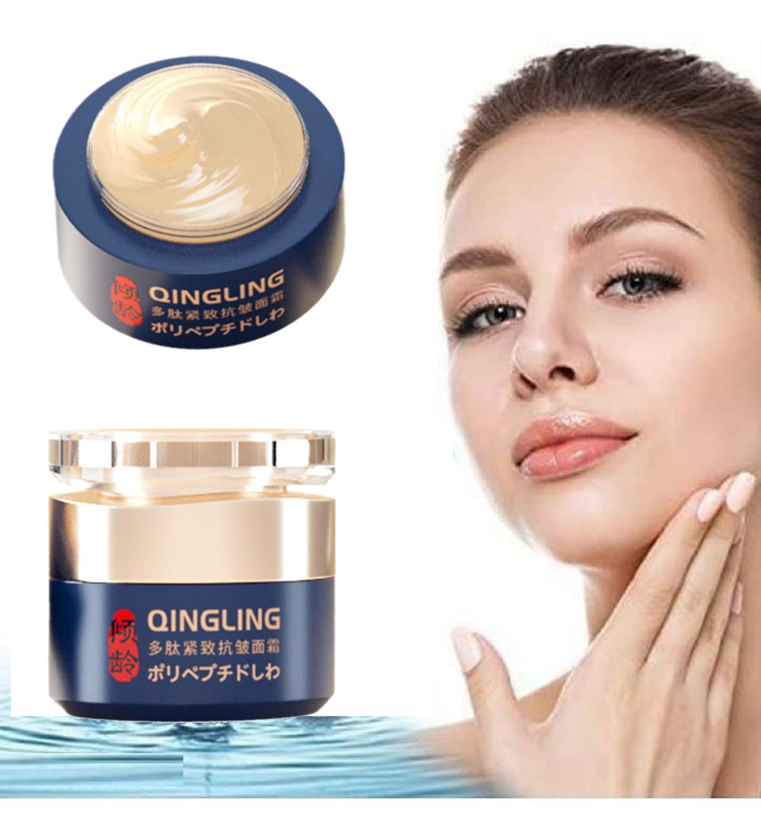 Skincare Retinol - ครีมเรตินอลสำหรับผิวหน้า, ครีมกระชับผิวหน้าโพลีเปปไทด์สำหรับริ้วรอยและริ้วรอย ครีมบำรุงผิวหน้าทุกวันสำหรับผิวแห้งและแพ้ง่าย