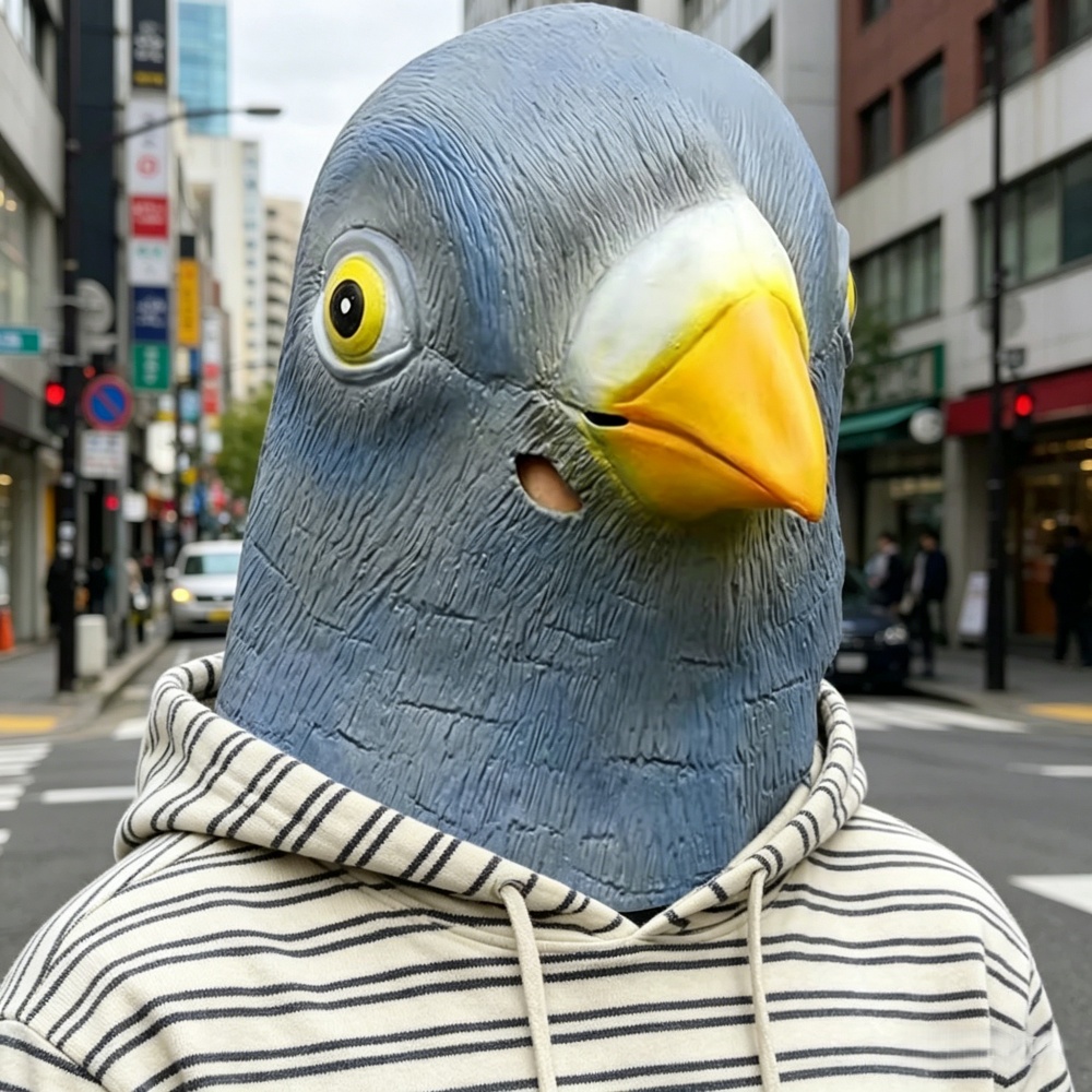 หน้ากากนกพิราบ ชุดแฟนซี ชุดฮาโ - Skincare Pigeon บทวิจารณ์และราคา
