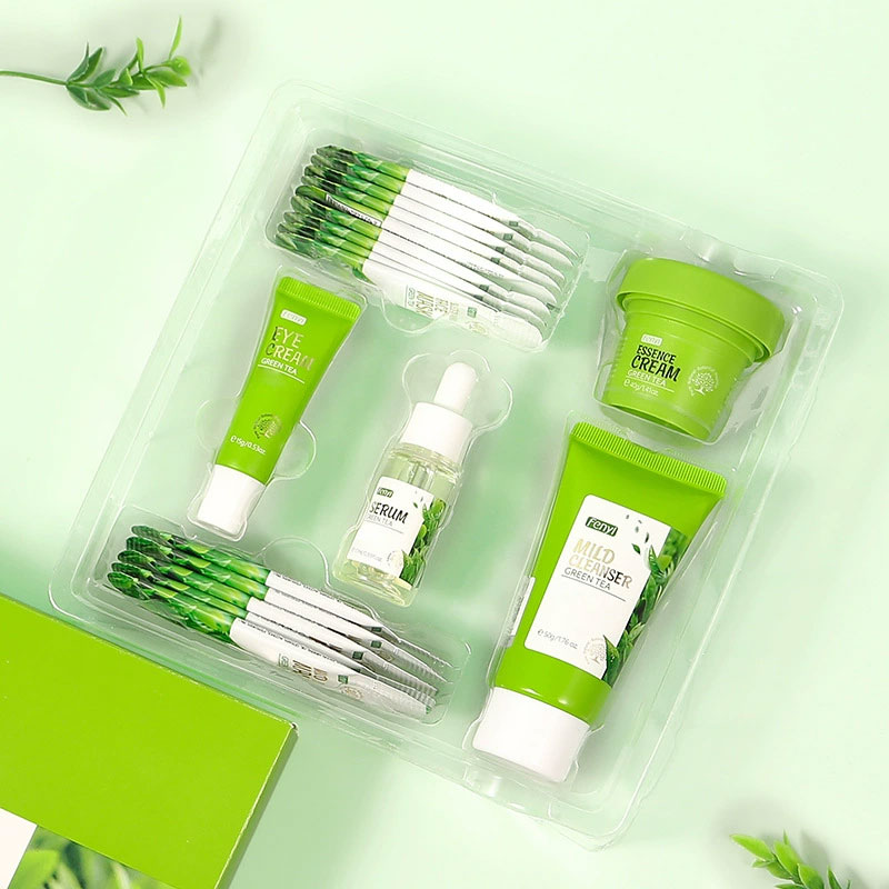 6 ชิ้น/กล่อง Skin Care ชุดชาเข - Skincare Oil Control บทวิจารณ์และราคา