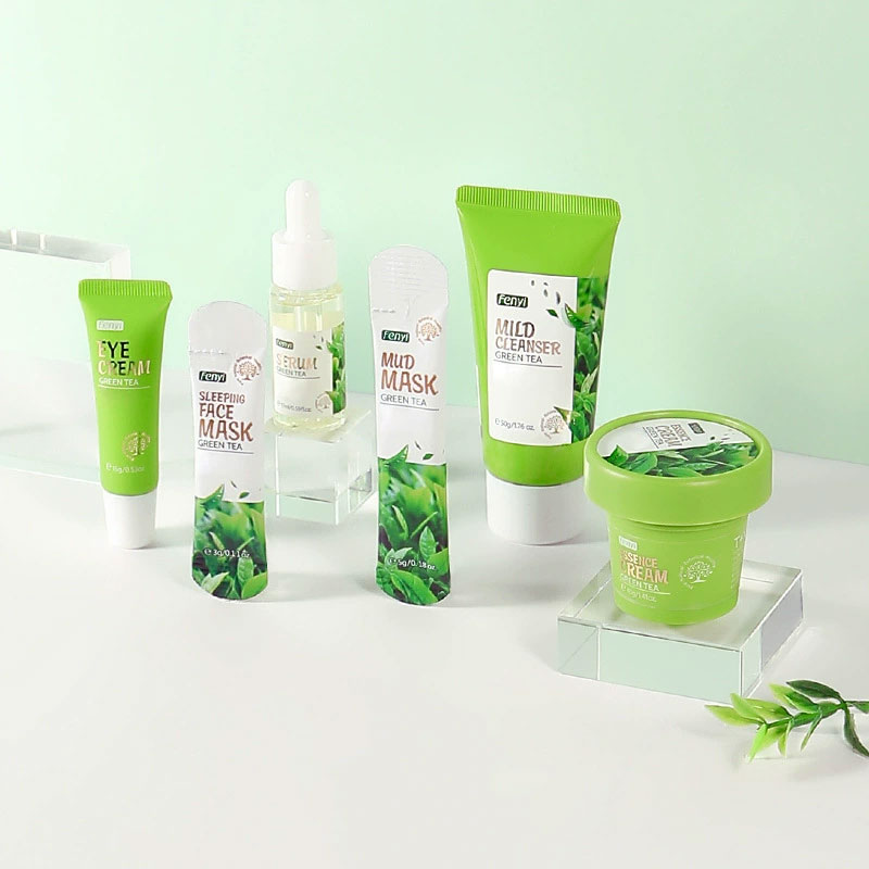 6 ชิ้น/กล่อง Skin Care ชุดชาเข - Skincare Oil Control บทวิจารณ์และราคา